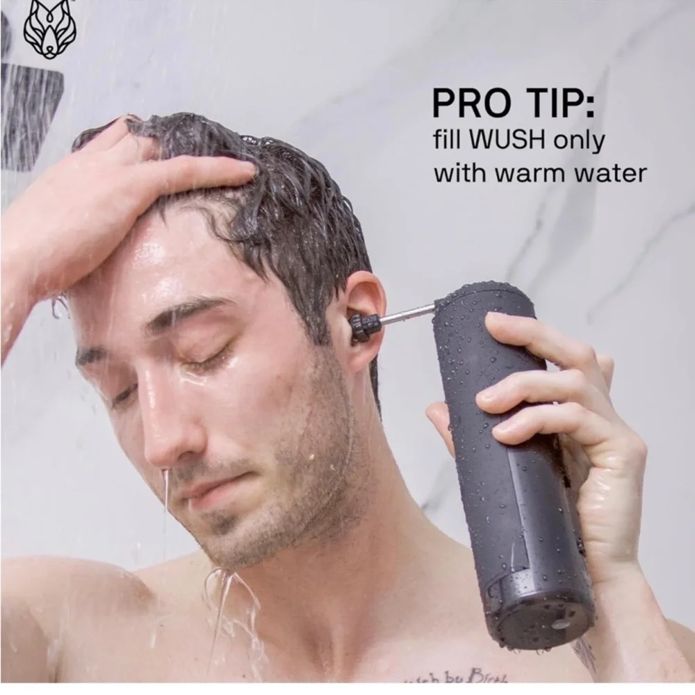 BlackWolf Wush Powered Ear Cleaner -Black